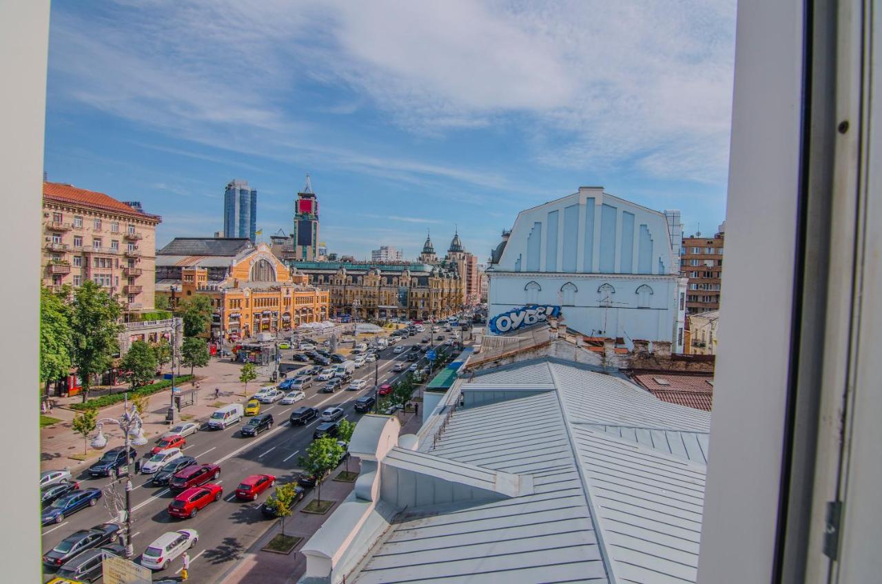 Lucky Hostel На Крещатике Kiev Ngoại thất bức ảnh
